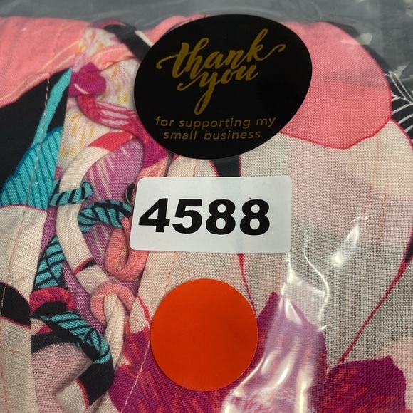 LA BLANCA NEW In Full Bloom Lace Up Tunic Cover-up Size S - Picture 10 of 10